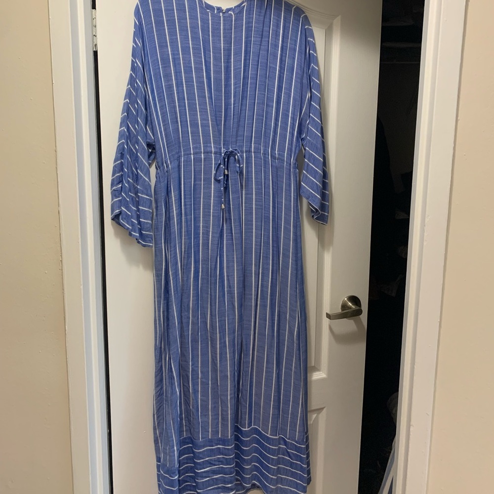 Blue maxi dress